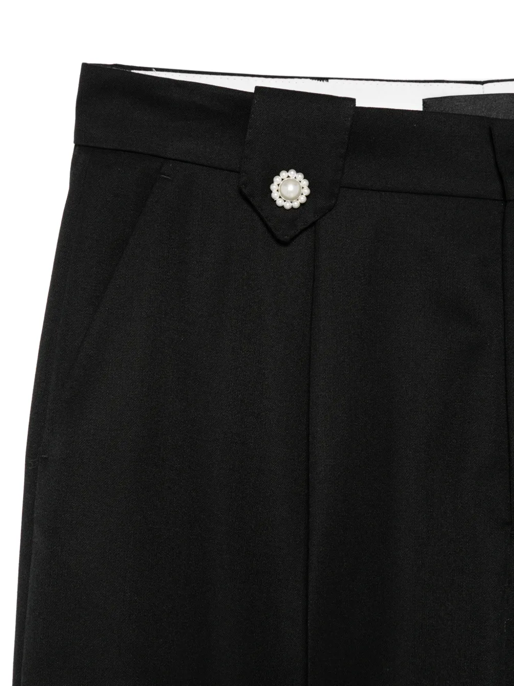  Simone Rocha Pearl-embellished Trousers - Black 
