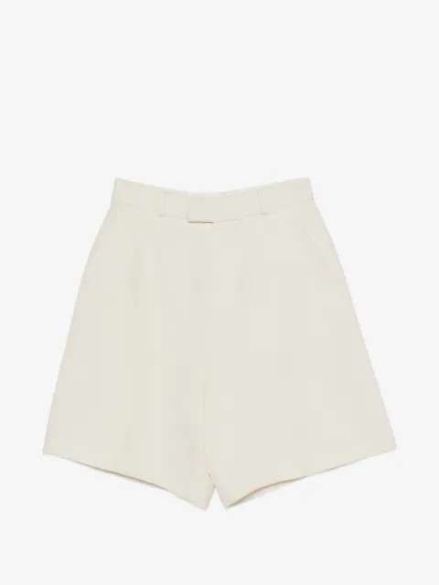 R2W belt tailored shorts