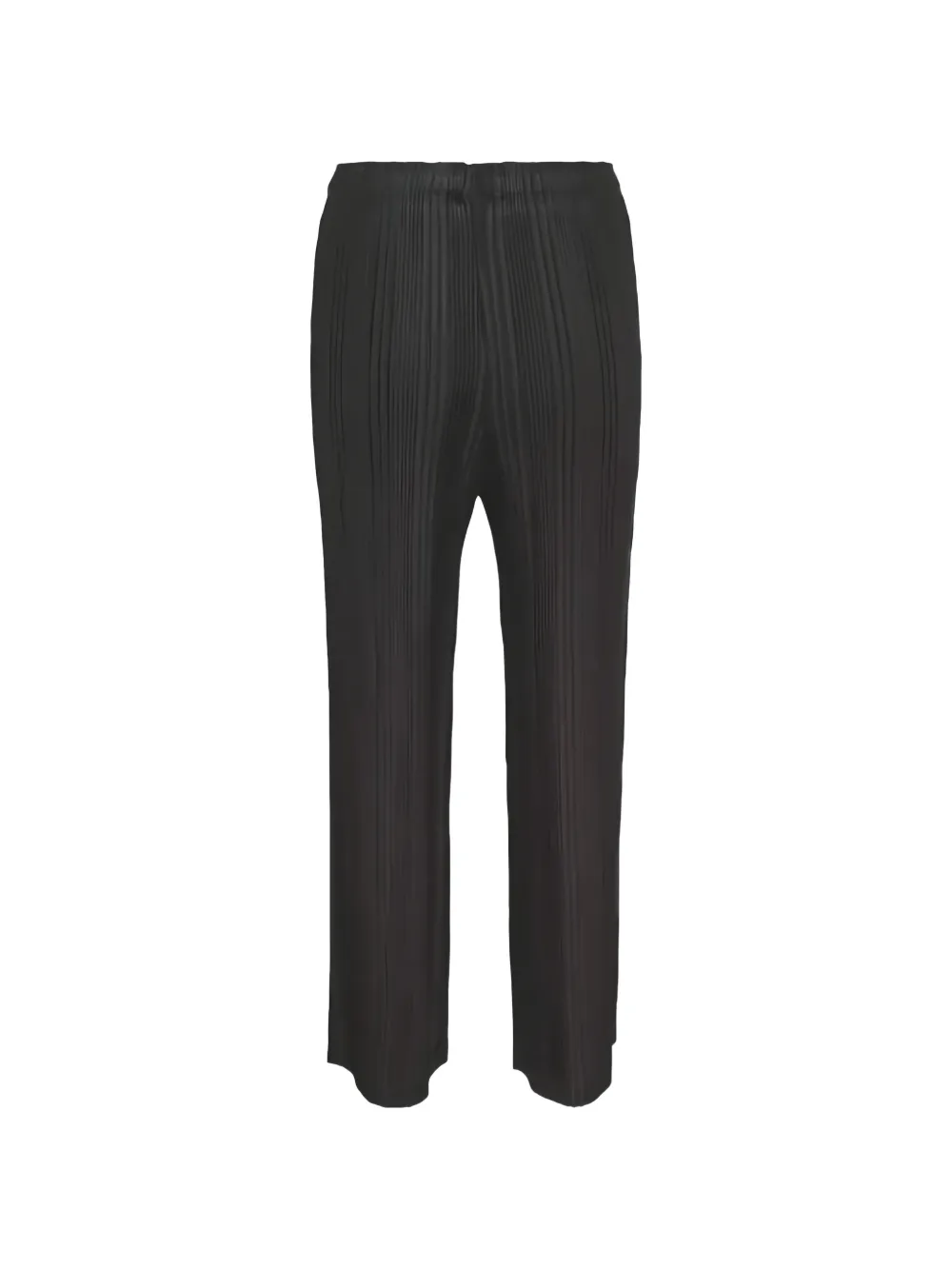 Issey Miyake pleated straight-leg trousers Zwart