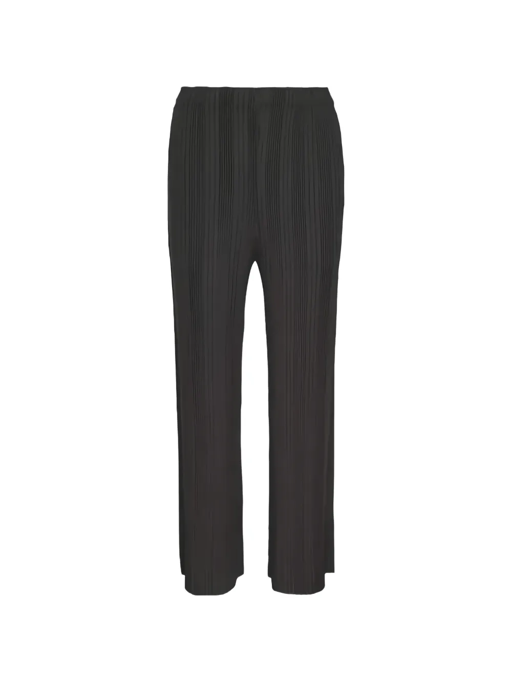 Issey Miyake pleated straight-leg trousers Zwart