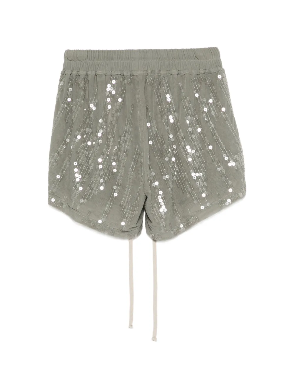 Rick Owens Lilies Shorts met pailletten Groen