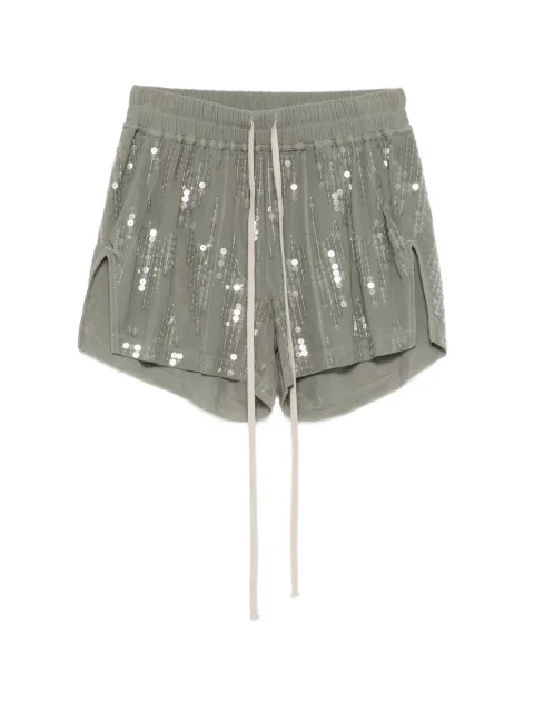 Rick Owens Lilies short brodé de sequins