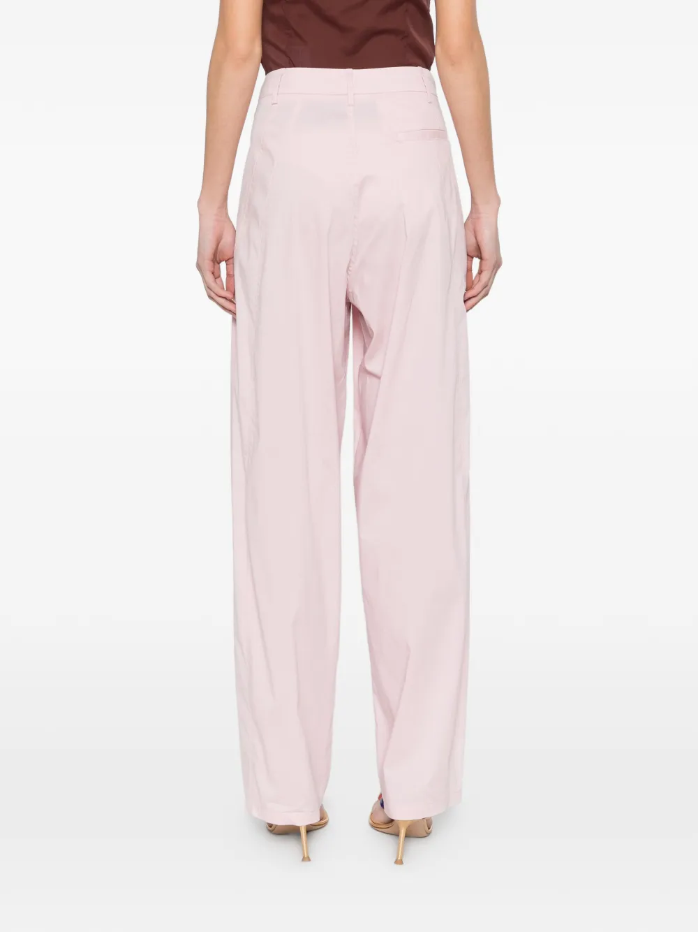 DARKPARK Broek met ringdetail Roze
