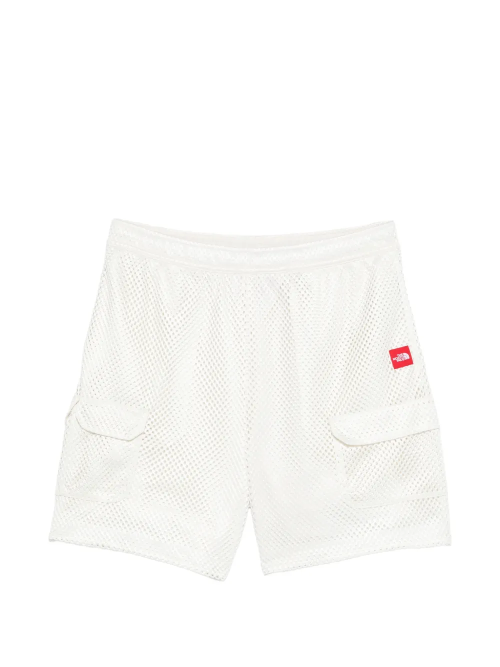 The North Face logo-patch cargo shorts - Bianco