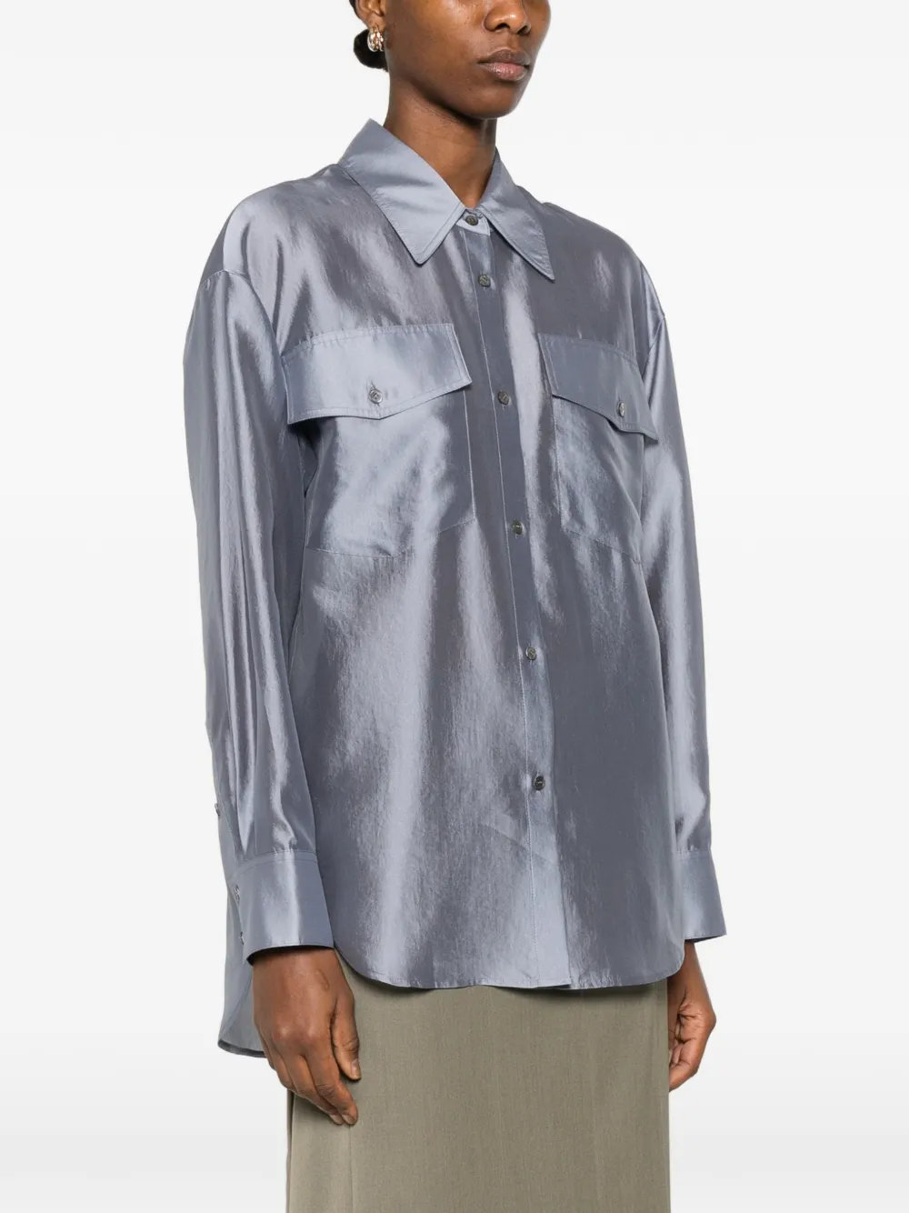  R2w Pocket Grey Shirt 
