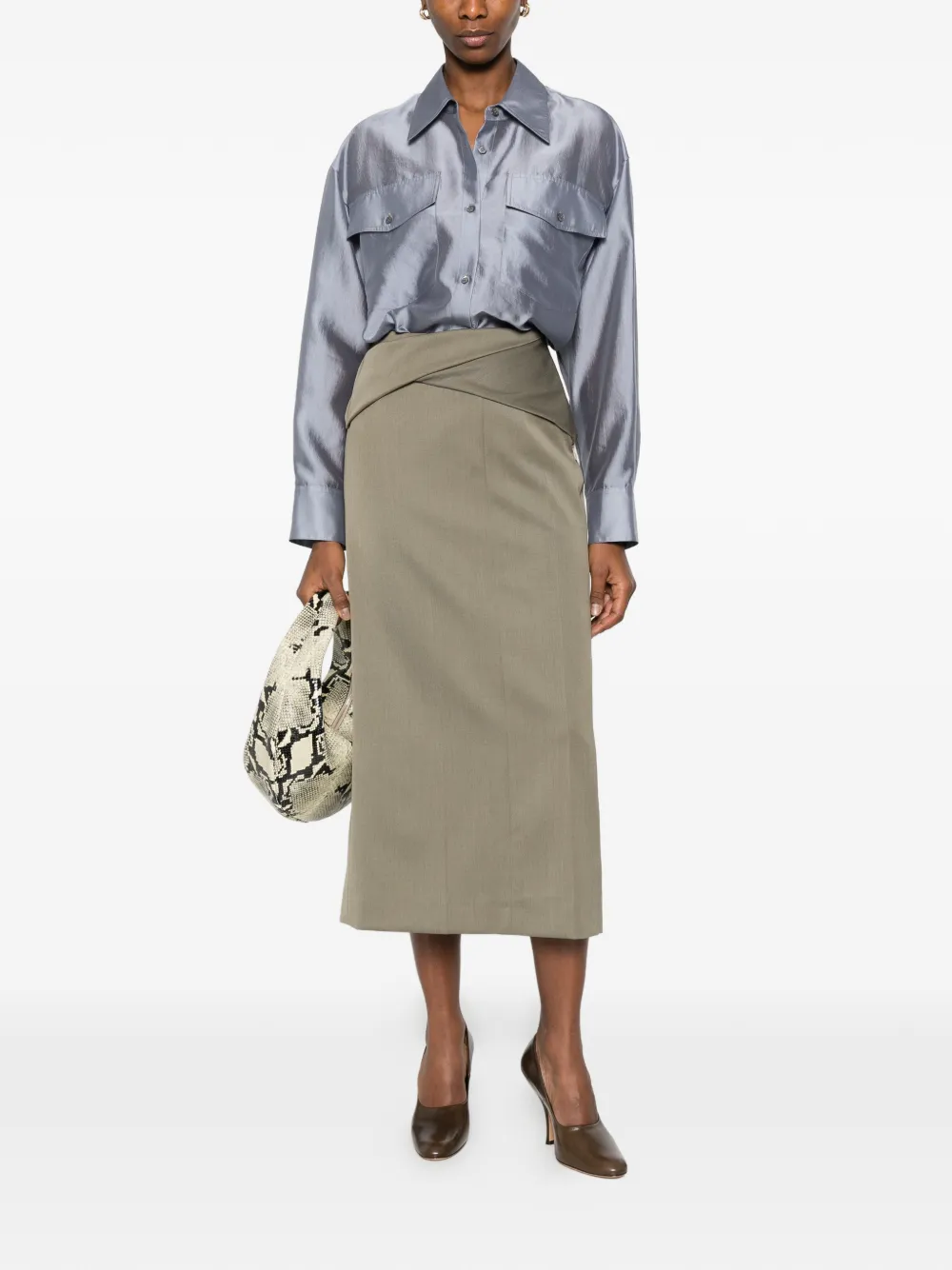  R2w Pocket Grey Shirt 