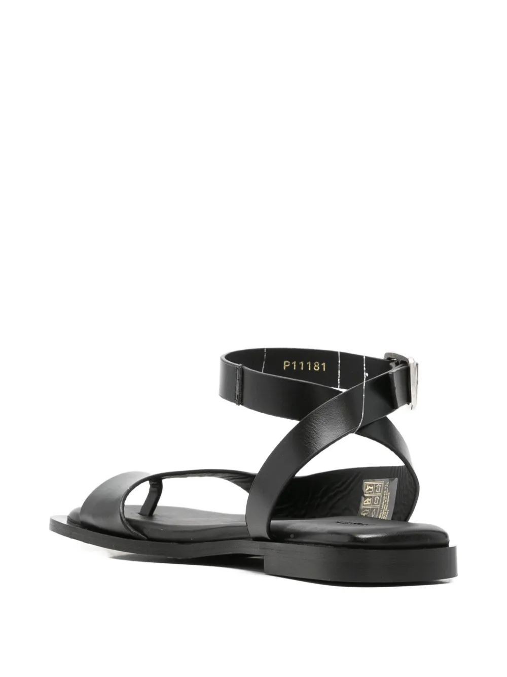 ALOHAS buckle-fastening toe-strap sandals Zwart