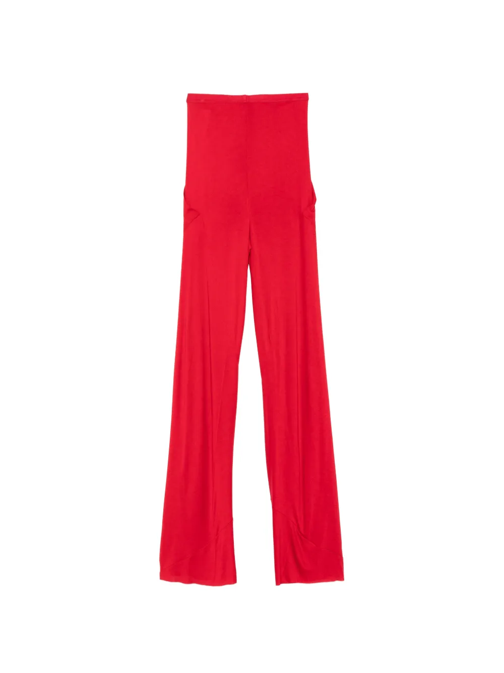 Rick Owens Lilies Bias broek met vlakken Rood
