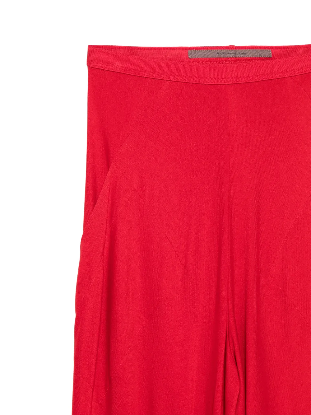Rick Owens Lilies Bias broek met vlakken Rood