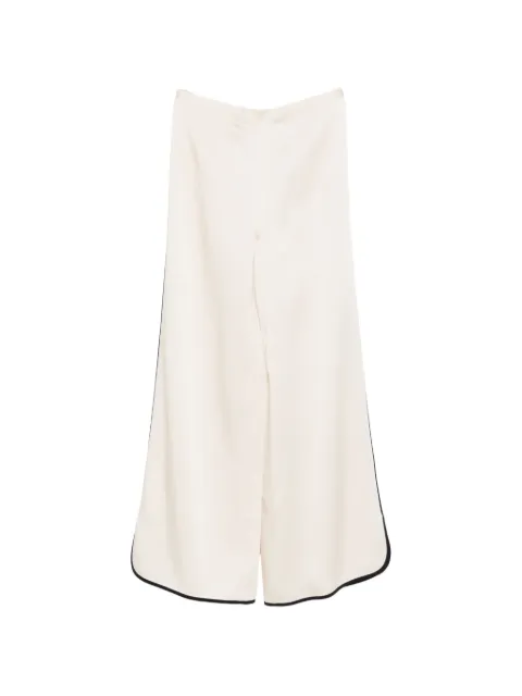 Forte Forte contrast-trim trousers