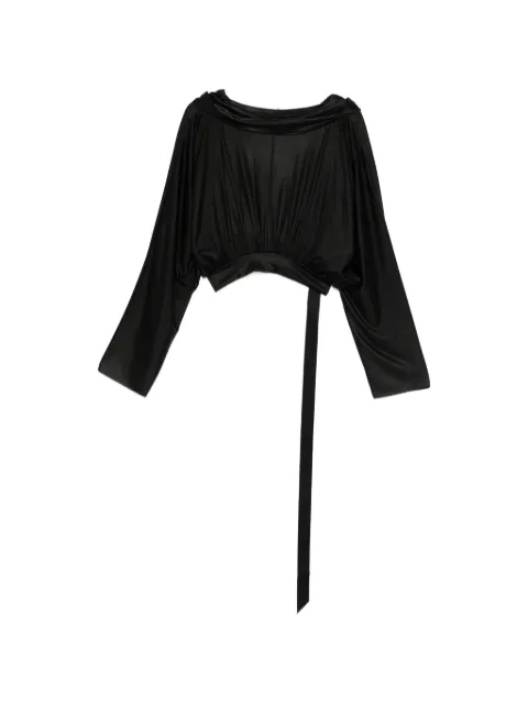 Rick Owens DRKSHDW Felpa a maniche lunghe con cappuccio
