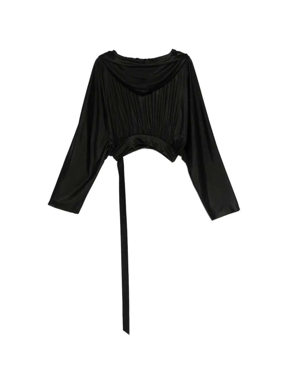 Rick Owens DRKSHDW Hoodie met opgestikte zak Zwart