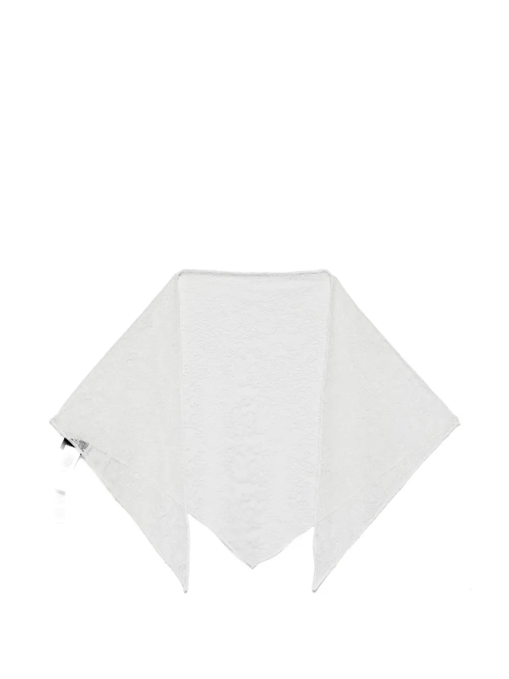 Giuseppe Di Morabito lace bandana scarf - Bianco