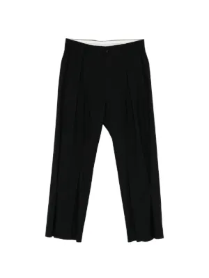 Black Comme Des Garçons プリーツ パンツ | ブラック | FARFETCH JP