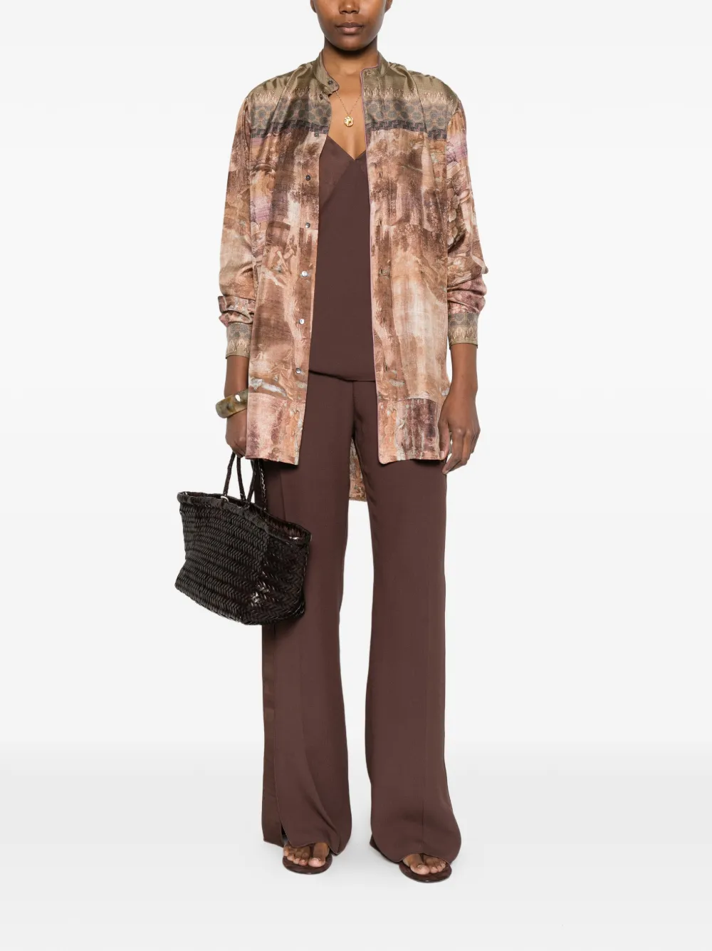  Forte Forte Side-panel Trousers - Brown 