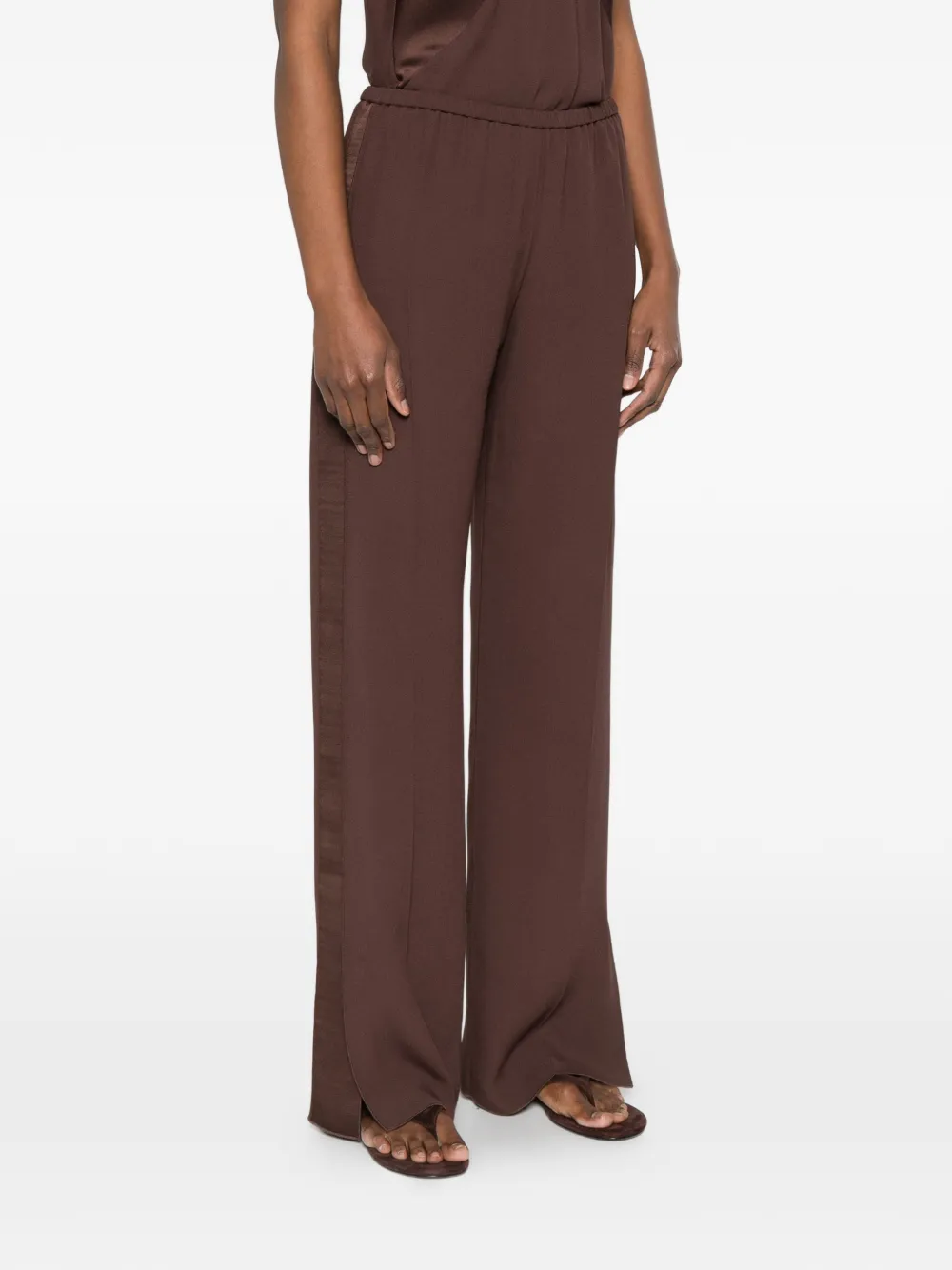  Forte Forte Side-panel Trousers - Brown 