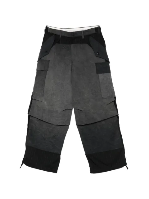 KHOKI striped cargo pants