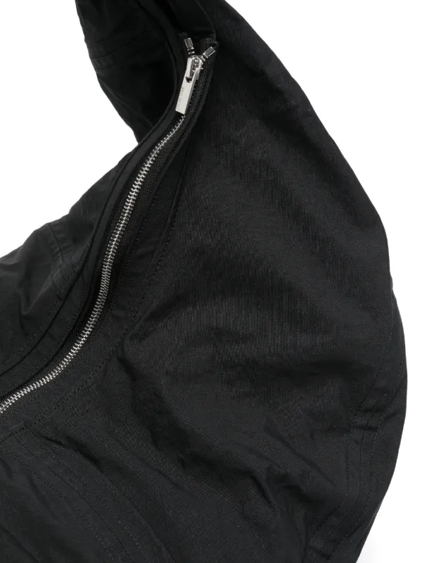 Issey Miyake Paper Balloon 2 Curved zip-fastening Tote Bag | Black