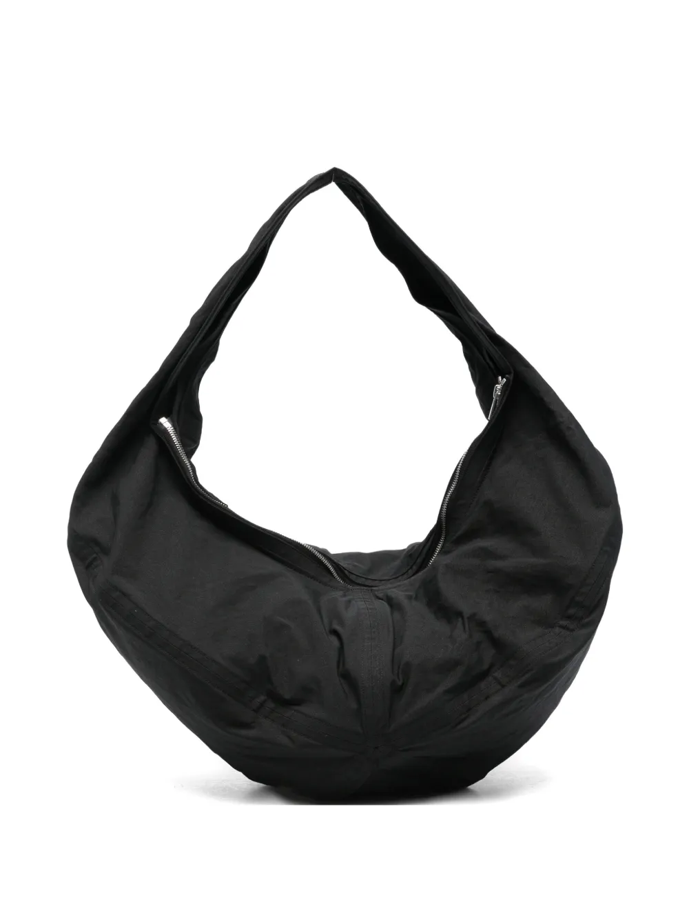 Issey Miyake Paper Balloon 2 curved zip-fastening tote bag - Nero