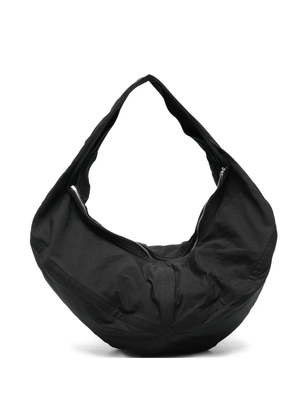 Issey Miyake Paper Balloon 2 curved zip-fastening tote bag - Nero