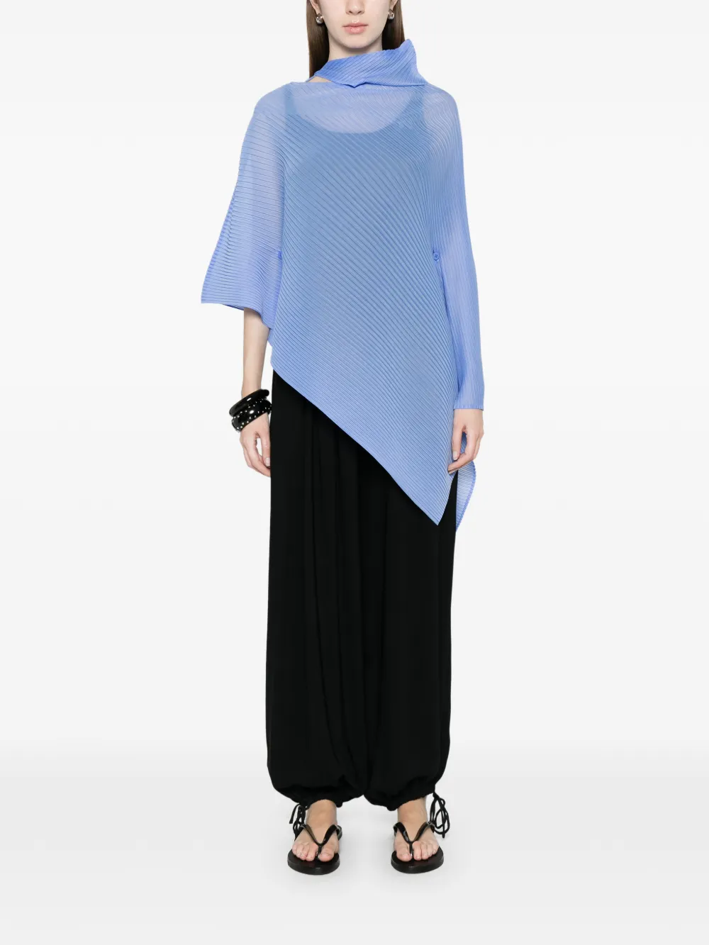  Issey Miyake Poncho Plisado - Azul 