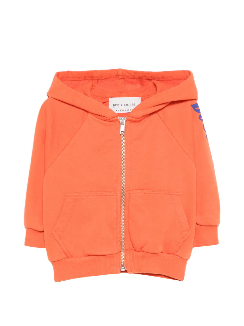 Bobo Choses zip-up hoodie - Arancione