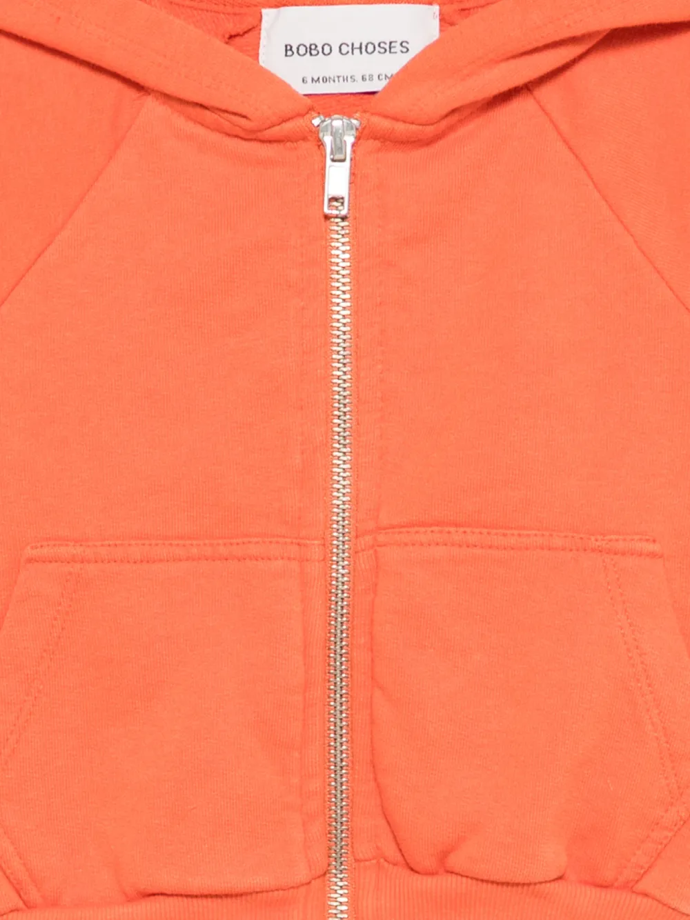  Bobo Choses Zip-up Hoodie - Orange 