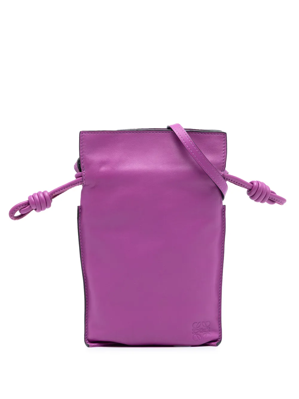 Loewe Pre-Owned 2021 Nappa Flamenco Pocket crossbody bag - Viola