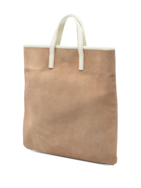 Loewe Pre-Owned 2000-2025 アナグラム スエード ハンドバッグ