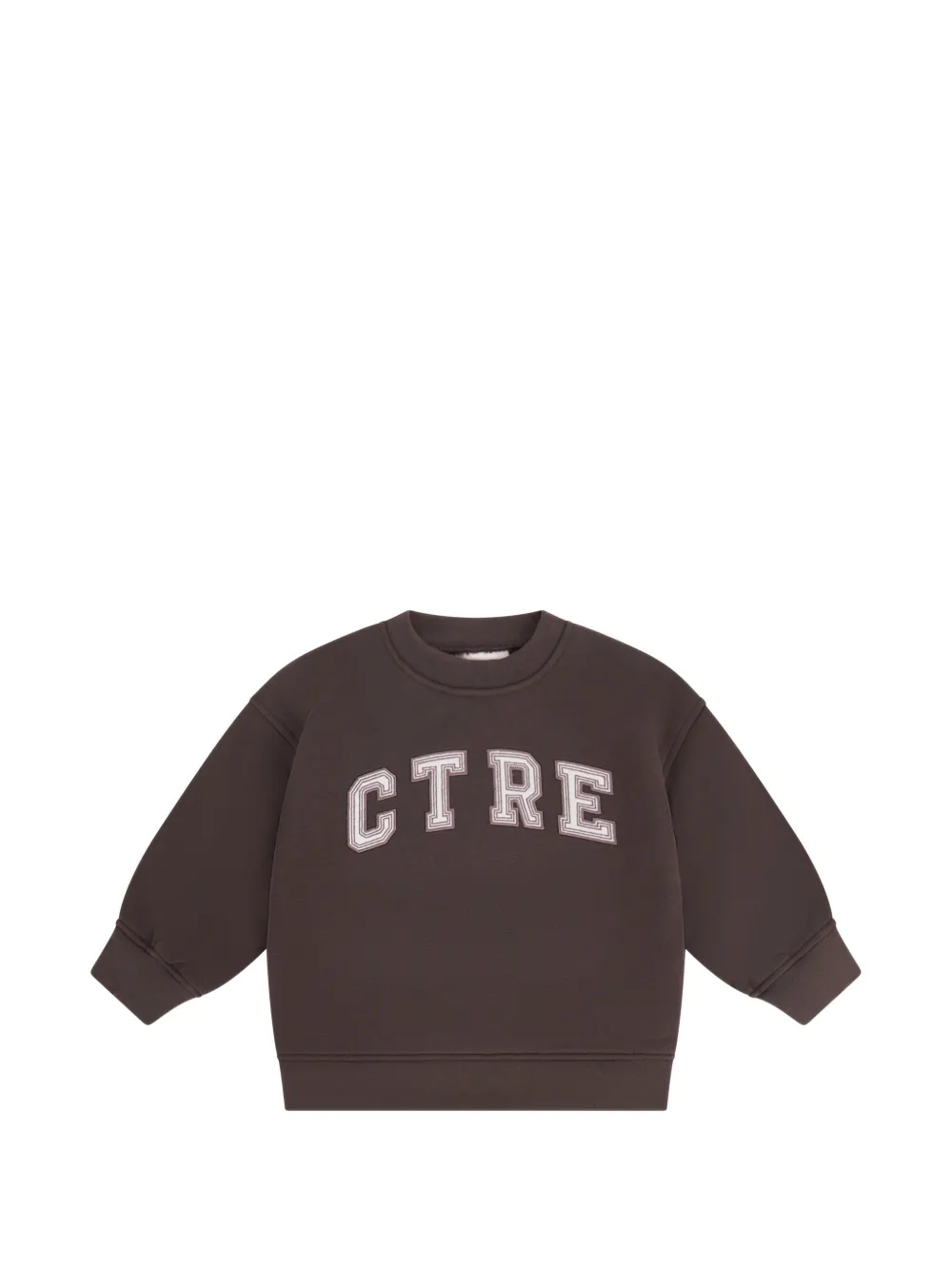 THE COUTURE CLUB KIDS crew-neck sweatshirt - Marrone