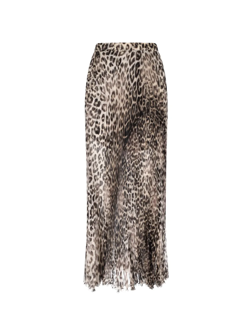 Ermanno Scervino animal-print pleated skirt - Toni neutri