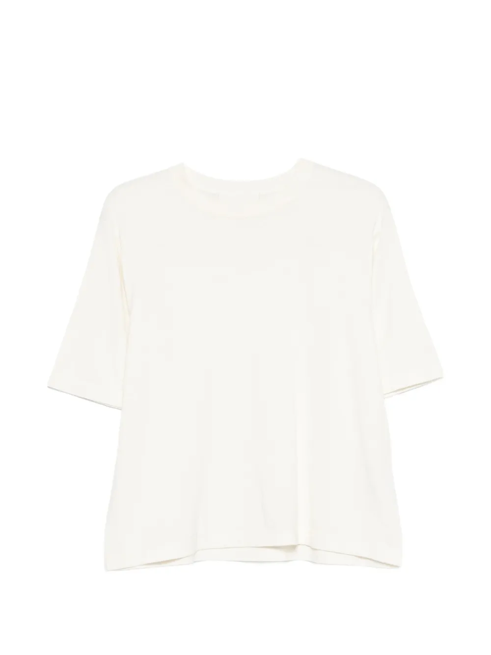 Bompard Oversized Round-neck T-shirt In White