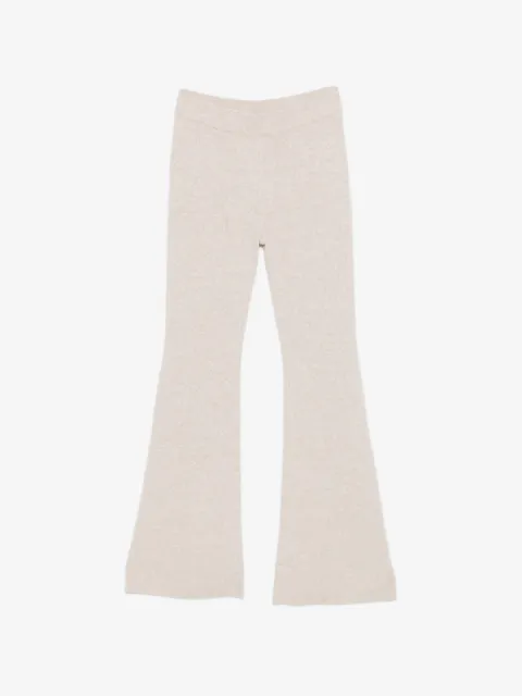 BOMPARD ribbed flared trousers