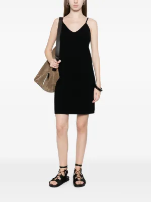 Reformation Belma Linen Dress | Black | FARFETCH