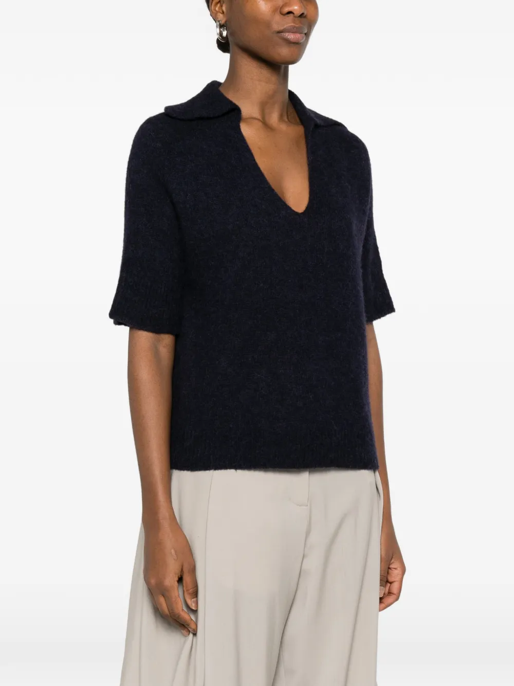  Bompard Polo De Manga Corta - Azul 