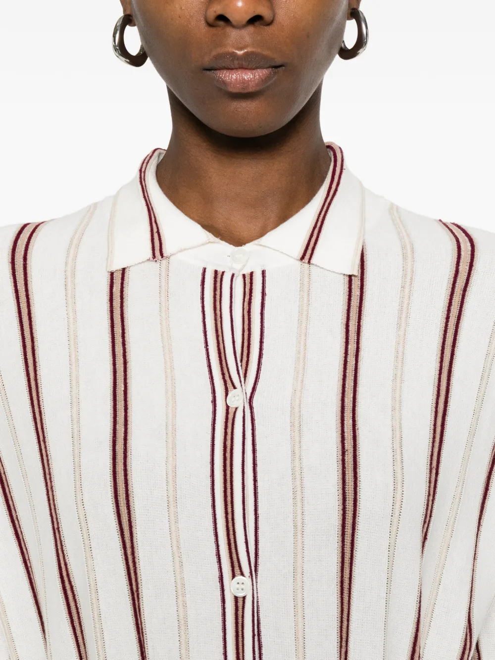Striped Maxi Shirt Dress