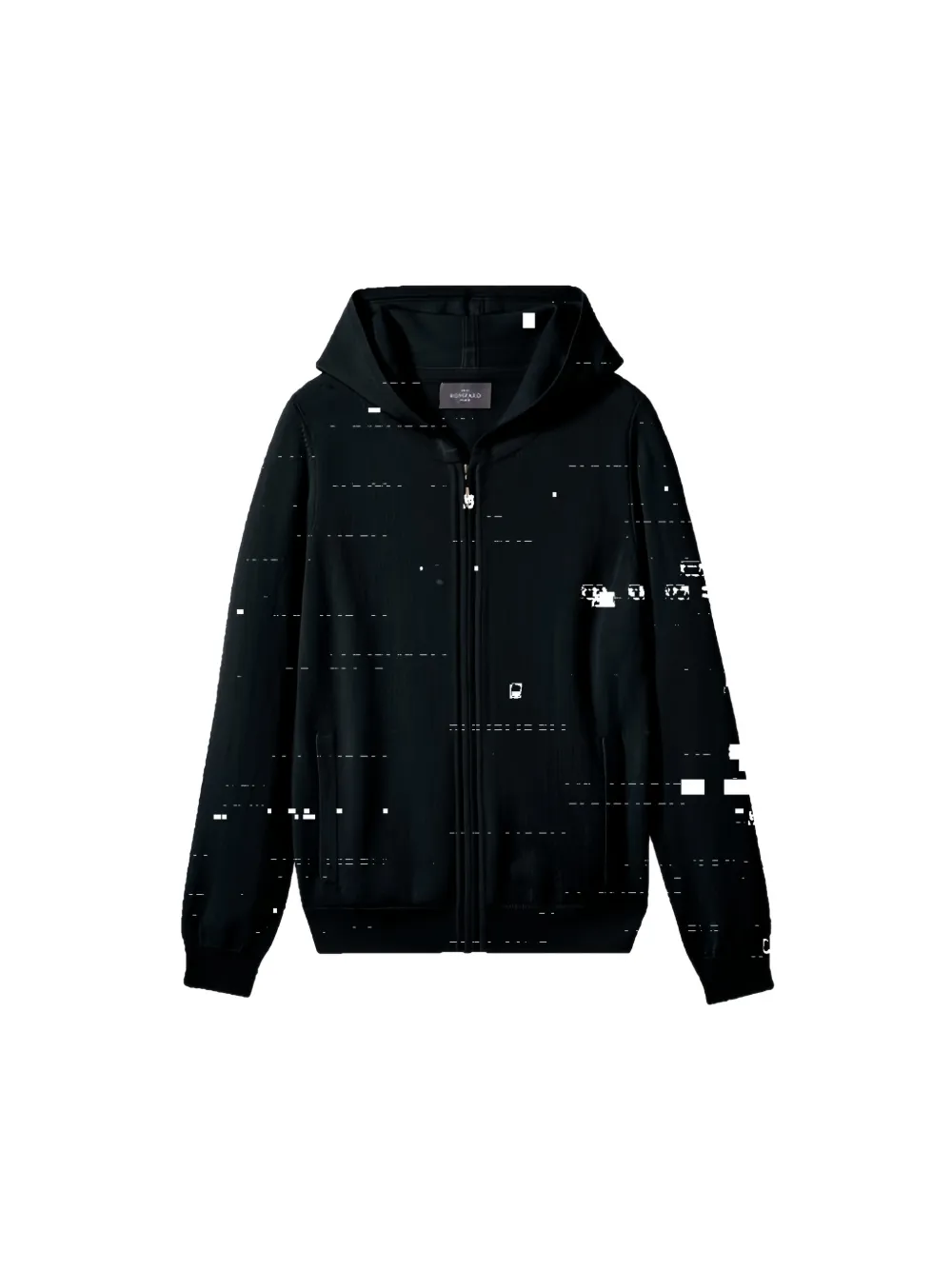 BOMPARD zip-up hoodie - Nero