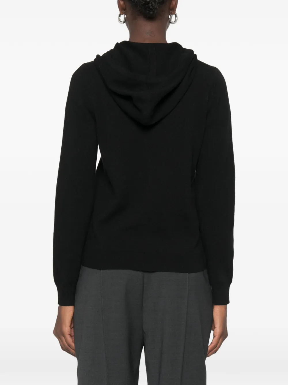 BOMPARD Hoodie met rits Zwart