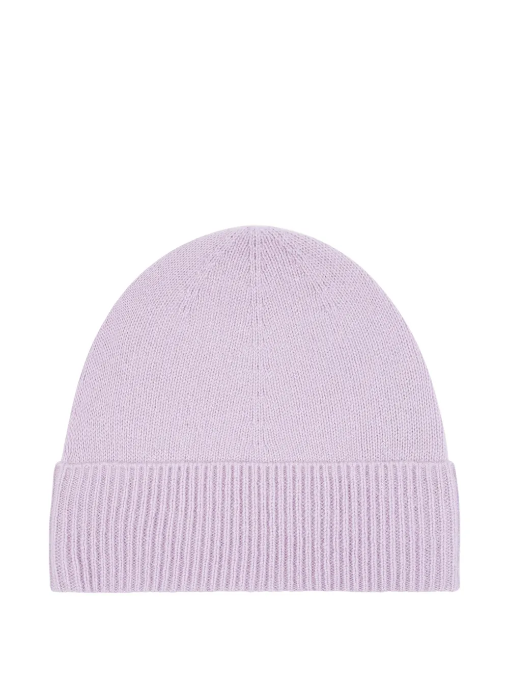 Bompard Ribbed Beanie Hat In Purple