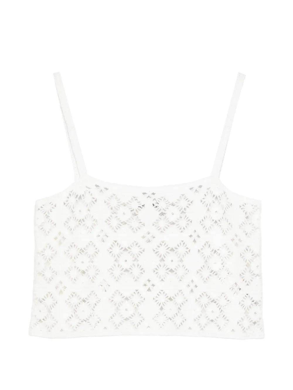 BOMPARD crochet openwork top - Bianco