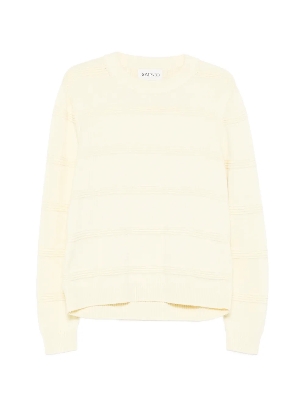 BOMPARD round-neck long-sleeve jumper - Gelb