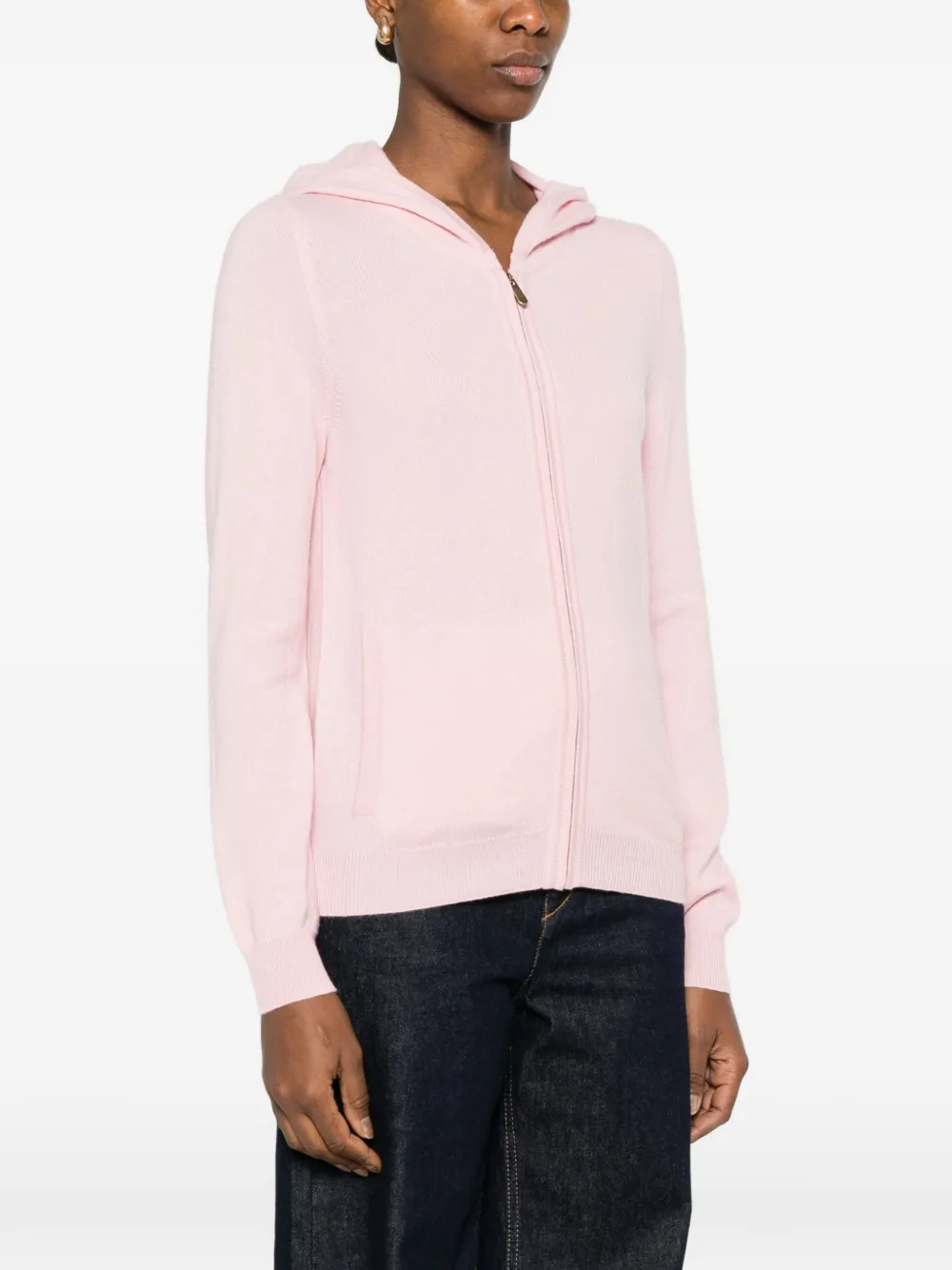  Bompard Zip Hooded Hoodies - Pink 
