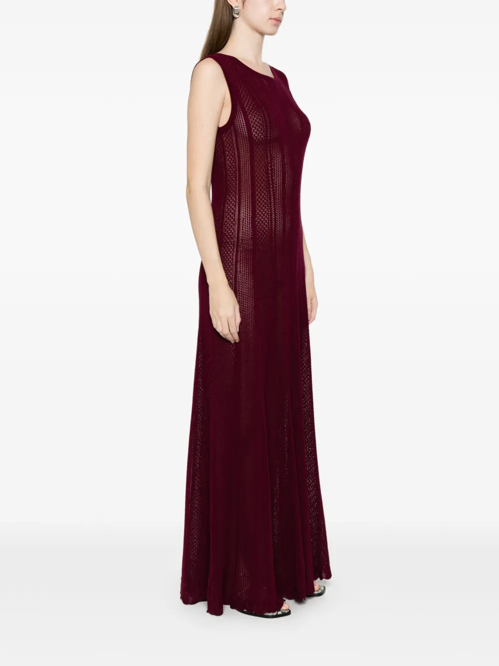  Bompard Sleeveless Maxi Dress - Purple 