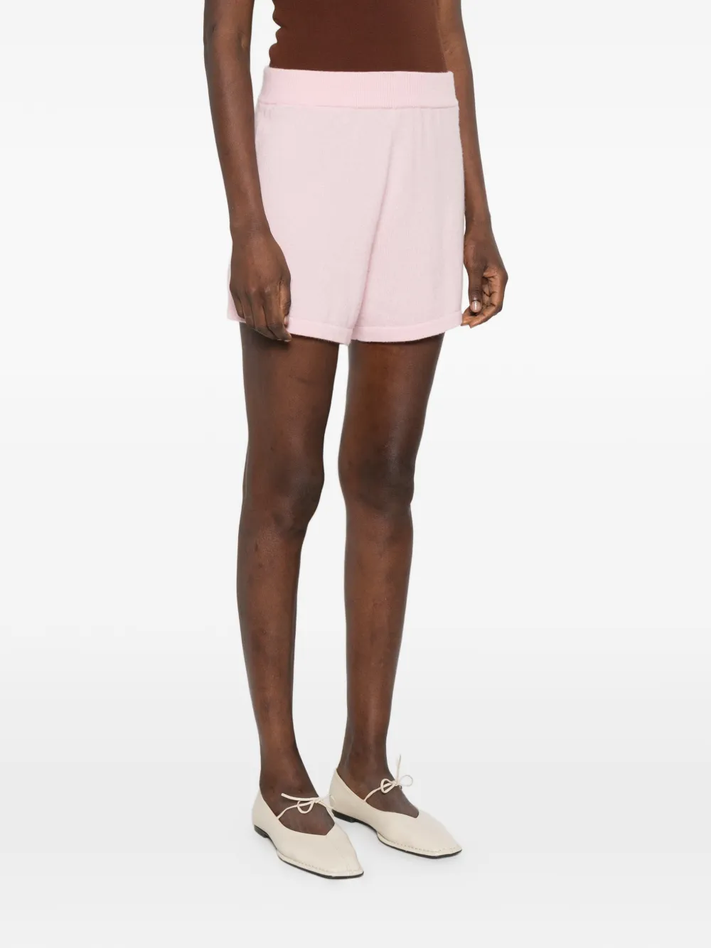  Bompard Elasticated-waist Shorts - Pink 