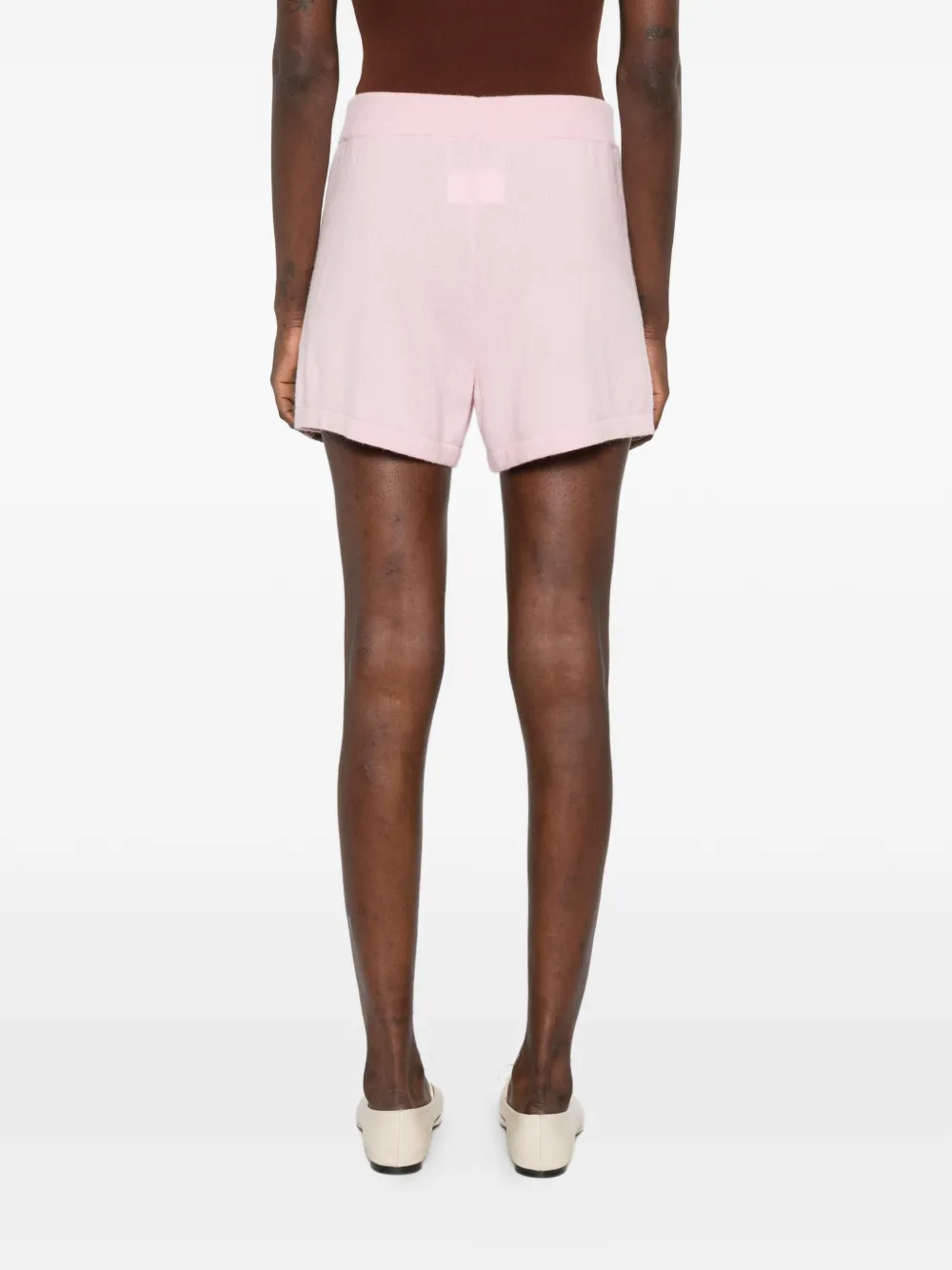 BOMPARD Shorts met elastische taille Roze