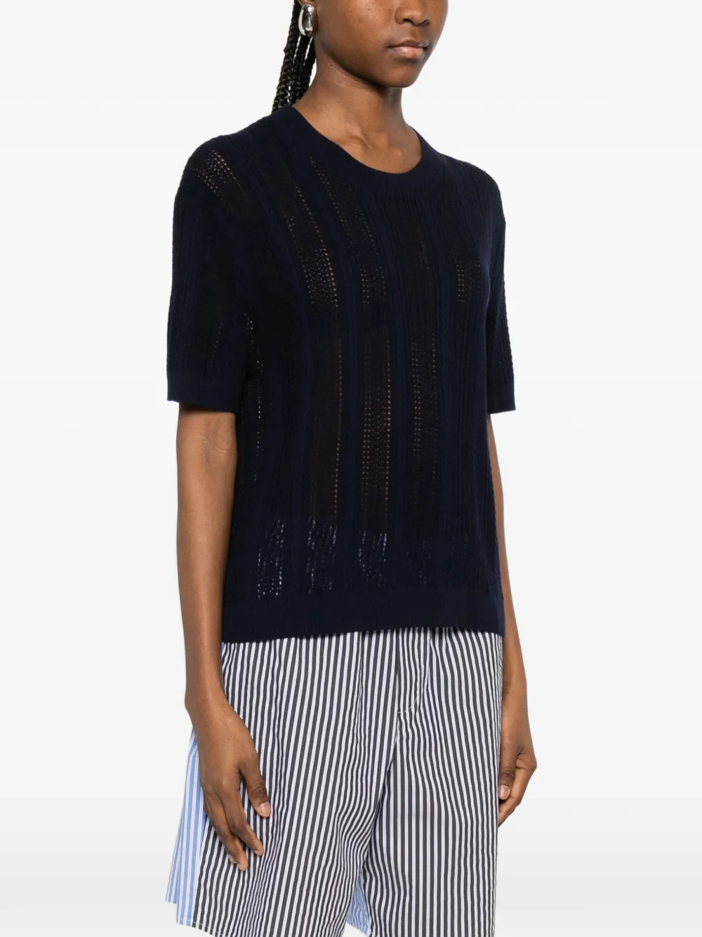  Bompard Round-neck T-shirt - Blue 