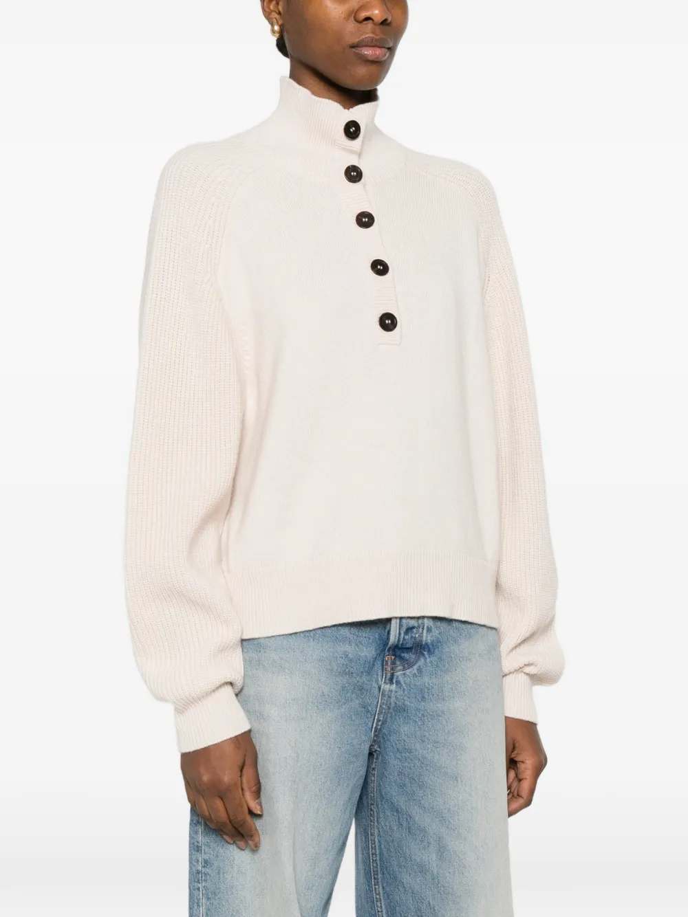  Bompard Jersey Con Cuello Alto - Neutro 