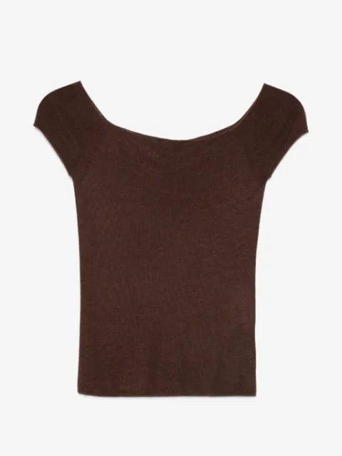 BOMPARD Blusa de tricô canelado