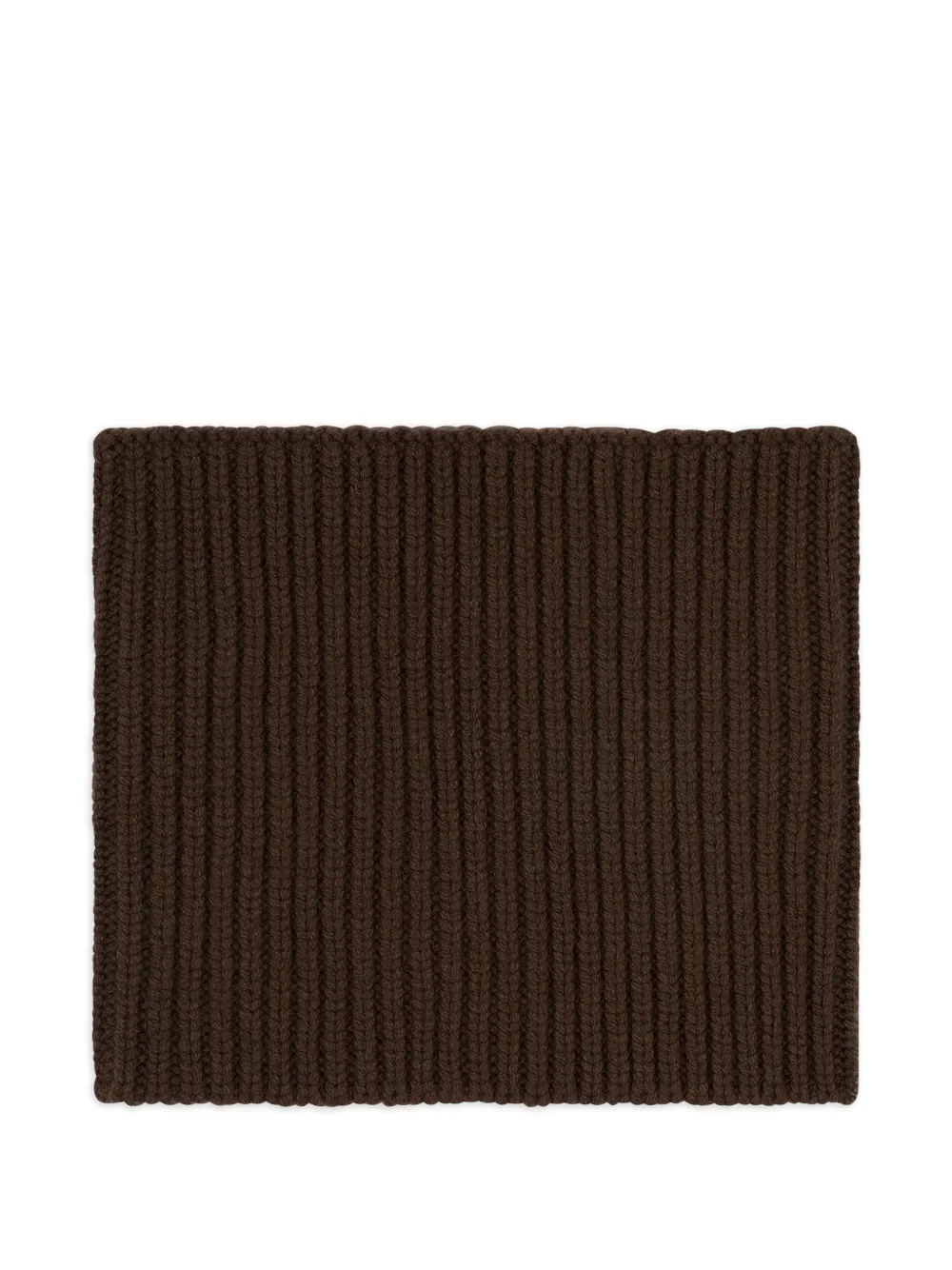 BOMPARD ribbed snood - Braun