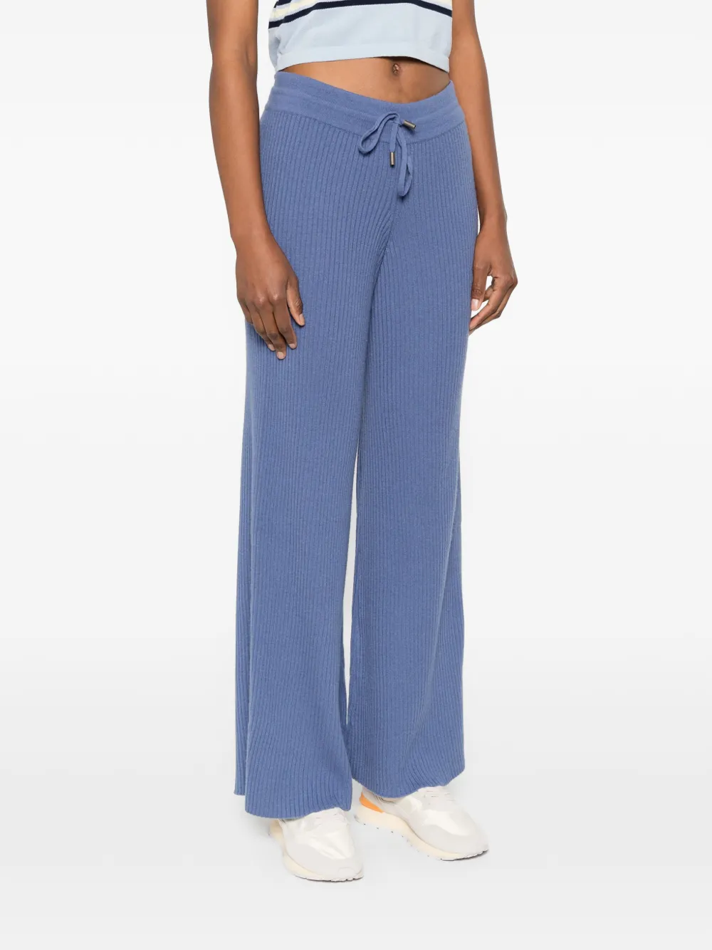  Bompard Pantalones Con Cordones - Azul 